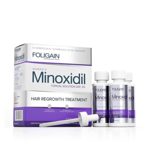 FOLIGAIN Minoxidil 2% Hair Regrowth Treatment For Women (1 bottle of 60 ml)
