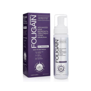 FOLIGAIN Advanced Hair Regrowth Treatment Foam For Women with Minoxidil 2% (177 ml)